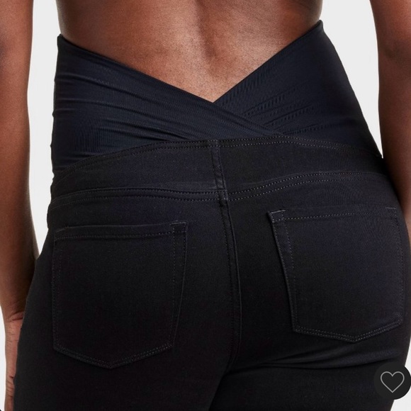 High-Rise Over Belly Skinny Maternity Pants - Isabel Maternity - Picture 3 of 4